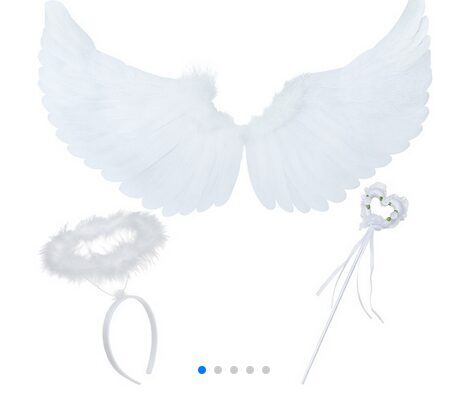 Eņģeļa aksesuāri.